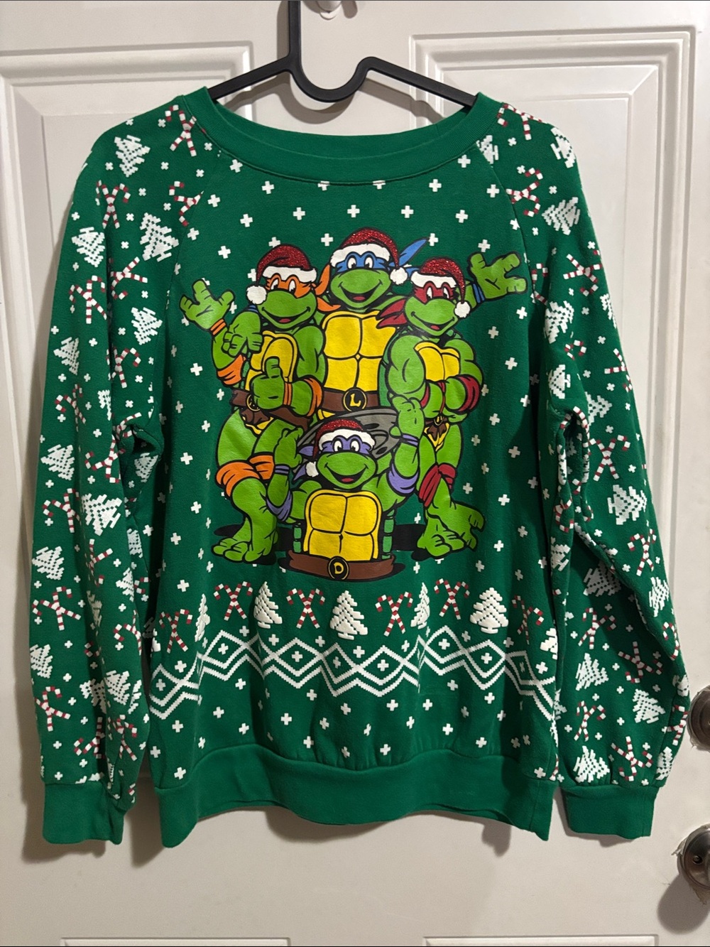 Unbranded Green Teenage Mutant Ninja Turtles Crewneck Sweater